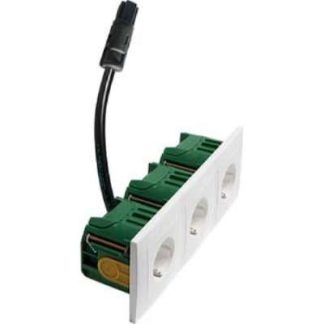 Двойная розетка SCHUKO BADORA - Комбинированный выключатель/настенная розетка H 11.6613/673.02RD30