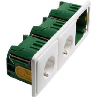 Подключение к WAGO - Комбинированный выключатель/розетка H 80.6612/673.02 WN