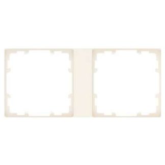 Двухсекционная рама DELTA miro, размеры 9 - 2-секционная рама, кремово-белый цвет 5TG1112-3