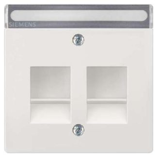 Накладка на переключатель в стиле DELTA, титаново-белая, 68 шт. - Белая накладка на переключатель 5TG1343