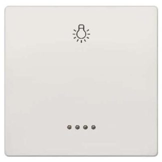 Накладка на переключатель/кнопку в стиле DELTA, платиновый металлик, с окошком 5TG7146-1