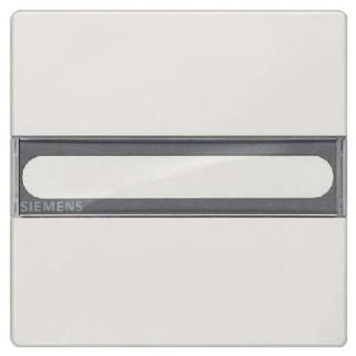 Накладка на переключатель/кнопку в стиле DELTA, платиновый металлик, с надписью, 5TG7156-1