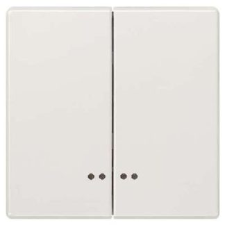 Накладка на переключатель/кнопку в стиле DELTA, платиновый металлик, с окошком 5TG7158-1