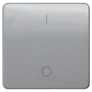 Переключатель типа дельта, серебристый, с символами I0, крышка для переключателя/кнопки 5TG7922
