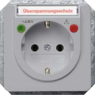 Профильная розетка, серебристая крышка, складная. - Розетка, 1 шт. 5UB1460