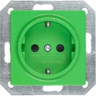 Розетка SCHUKO I-syst с защитой контактов, зеленая - Розетка 1 шт. 5UB1520