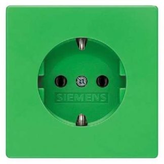 Розетка SCHUKO с защитным контактом, зеленая - Розетка, 1 шт., 5UB1835