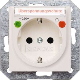 Розетка SCHUKO I-syst с алюминиевой маркировкой и индикатором перенапряжения/функционального состояния - 1 шт., 5U...