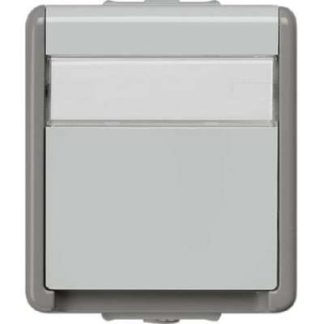 Накладная розетка SCHUKO IP44, 1 розетка с полями для маркировки - Розетка 1 шт. 5UB4718