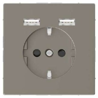 Розетка SCHUKO с зарядным устройством USB nmet - Розетка ( MEG2366-6050