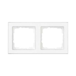 Рамка 2x чисто белого прозрачного цвета - Рамка 2-створчатая 071222