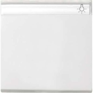 Тумблерный переключатель, чисто белый, с этикеткой - накладка для переключателя/кнопки 029927