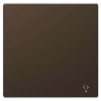 Накладка на переключатель/кнопку MEG3302-6052 с легкой маркировкой, цвет мокко металлик.
