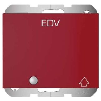 Красная глянцевая розетка SCHUKO с откидной крышкой - Розетка (41517115)