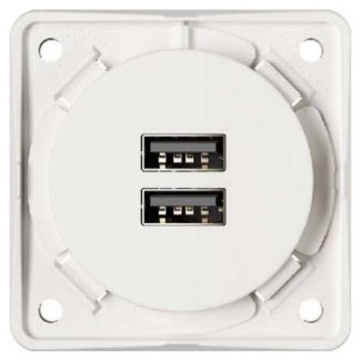 USB-разъем для зарядки pws-mt 2x 3A - двухканальный USB-источник питания, белый 926102509