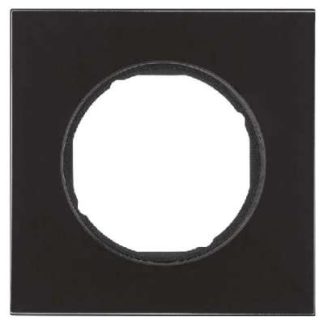 Рамка 1x плоское черное стекло - Рамка 1x черная 10112616