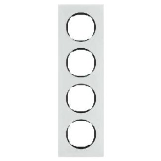 Рамка с плоским стеклом полярно-белого цвета, складывающаяся вчетверо - Рамка белого цвета, складывающаяся вчетверо 10142609