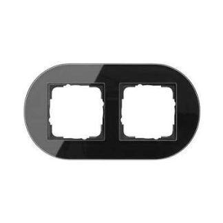 Рамка для покрытия 2f mc - двухсекционная черная рамка 0212135
