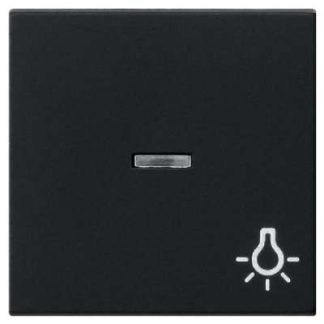 Переключатель-качелька f.+symb. - Крышка для переключателя/кнопки, черная 0674005