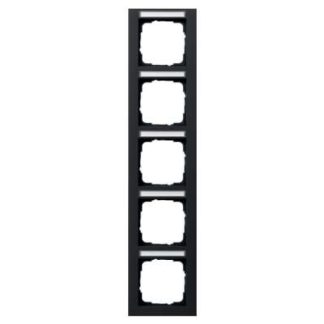 Рамка для крышки 5f. sw вертикальная BSF - 5-складная рамка черная 111509