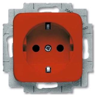 Вставка розетки SCHUKO красная RAL3020 - Розетка ( 20 EUCKS-217-101