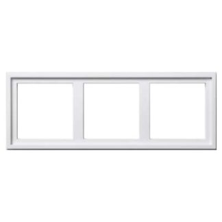 3x Монтажный адаптер RWS - трехсекционная рама, белый 131303
