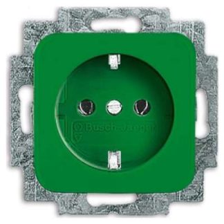 Вставка для розетки SCHUKO, зеленая, RAL 6032 - Электрическая розетка ( 20 EUCKS-13-212-101