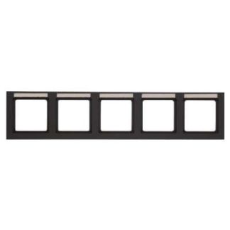 Рамка из 5 частей, горизонтальная. B.feld Q.3, антрацит - Рамка из 5 частей, антрацит 10256086