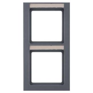 Двухсекционная рама, вертикальная, цвет B.feld Q.3 антрацит - Двойная рама, антрацит 10526086