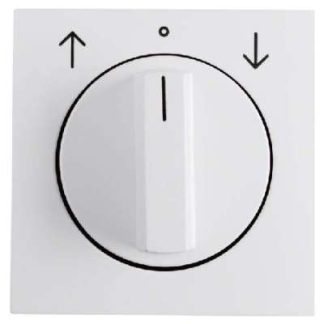 Центральная пластина с ручкой Jal. S.1/B.3/7 pw - Крышка для жалюзи белого цвета 1080190900