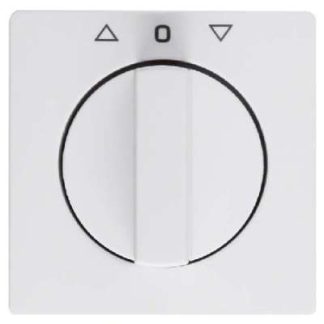 Центральная пластина с ручкой Jal. Q.1/Q.3 pw - Крышка жалюзи белого цвета 1080608900