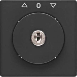 Центральный элемент с замком для рулонных штор Q.1/3 антрацитового цвета - Декоративная накладка для венецианских жалюзи 1081608600