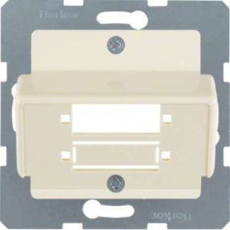 Белая центральная пластина для оптоволоконного соединения - Центральная крышка для промежуточного разъема 148002