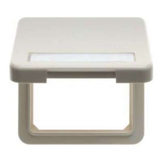 Белое переходное кольцо с откидной крышкой - Корпус переходника 102250