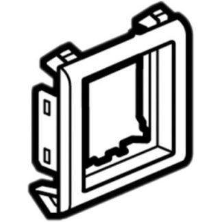 Мозаичное кольцо-держатель для 2 модулей, белое - Держатель для модульного выключателя для дома 080291