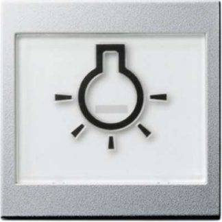 Накладка на переключатель/кнопку System55 из алюминия, артикул 021626