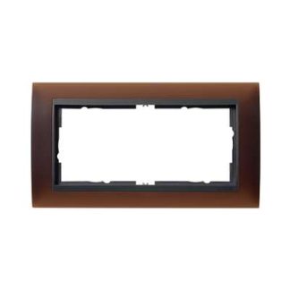2-секционная непрозрачная рамка для крышки dbr - 2-секционная коричневая рамка для крышки 100213