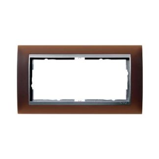 2-секционная непрозрачная рамка для крышки dbr - 2-секционная коричневая рамка для крышки 100259