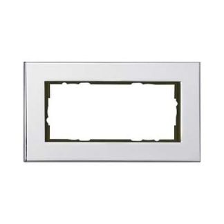 Двойная хромированная крышка - Хромированная рамка из двух частей 100210