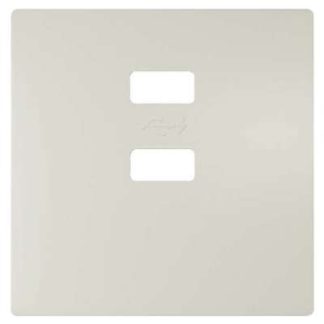 Чехол для 2 USB-зарядных устройств, титаново-белый - Защитная накладка для USB-устройств, белая 5TG1378-0TW