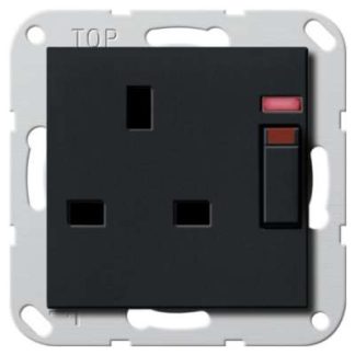 Розетка BS 13 A, черная - Вилка 2780005