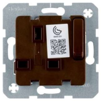 Британская розетка 13А, для монтажа на перегородку, коричневая - Вилка 53420211