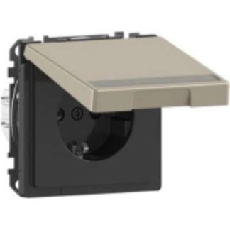 Розетка SCHUKO с откидной крышкой - Розетка 1 шт. MEG2312-6050