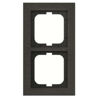 Рамка с двойным покрытием - двухсекционная рамка серого цвета 1722-290