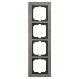 Четырехсекционная обложка - четырехсекционная рамка серого цвета 1724-298