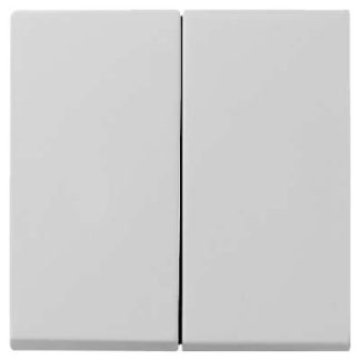 Двухпозиционный переключатель-качелька IP44, серый - крышка переключателя/кнопки, серый 0266015