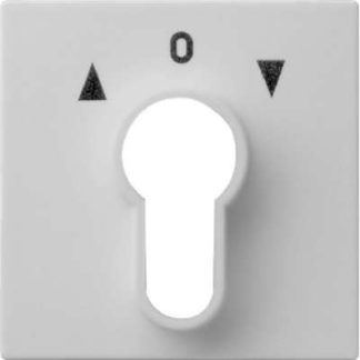 Накладка на выключатель/кнопку - декоративная накладка для жалюзи, серая, 0664015