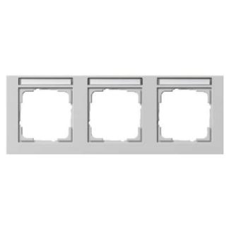 Трехсекционная рамка для обложки, горизонтальная, серая, BSF - Трехсекционная рамка, серая 109337