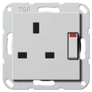 Розетка BS13A закрытая+SH серая - Розетка ( 2778015