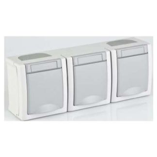 Трехконтактная горизонтальная розетка. FR-AP IP54 - Розетка (90591498-DE)